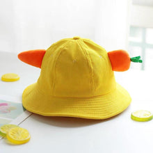 Load image into Gallery viewer, Carrot/Fish Bucket Hat for Toddlers and Adults.
