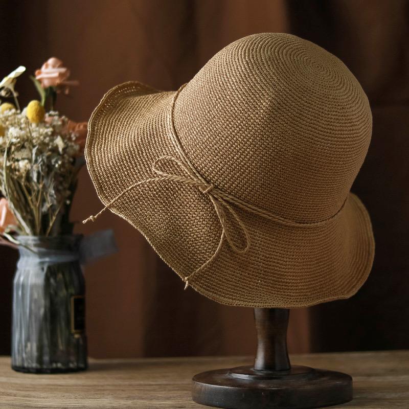 Straw Hat with mouldable wire for women & Girl.