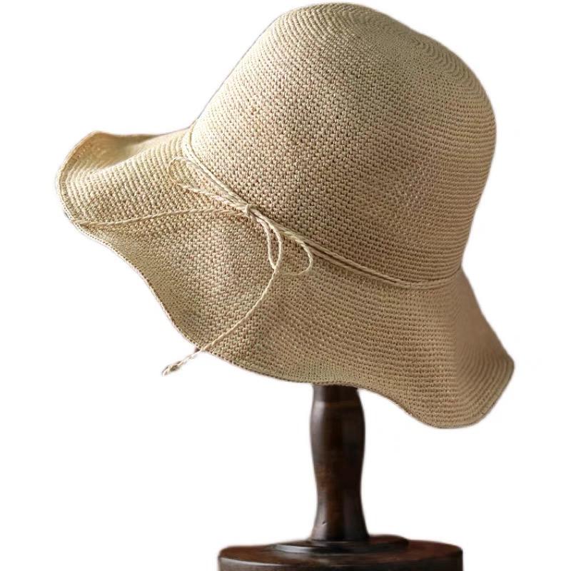 Straw Hat with mouldable wire for women & Girl.
