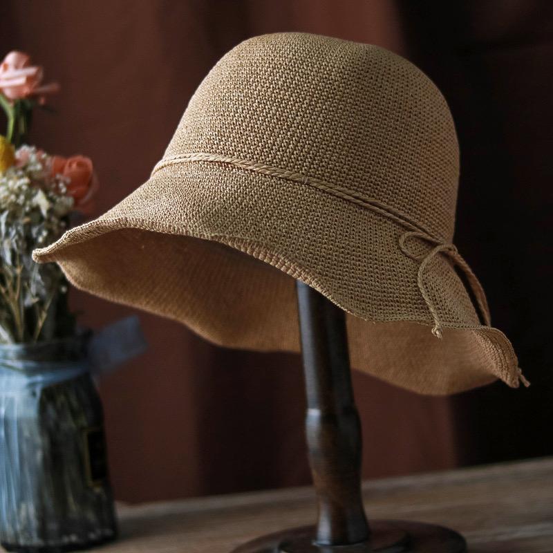 Straw Hat with mouldable wire for women & Girl.