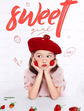 Load image into Gallery viewer, Strawberry Beret Hat for Women and Kids.