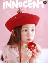 Load image into Gallery viewer, Strawberry Beret Hat for Women and Kids.
