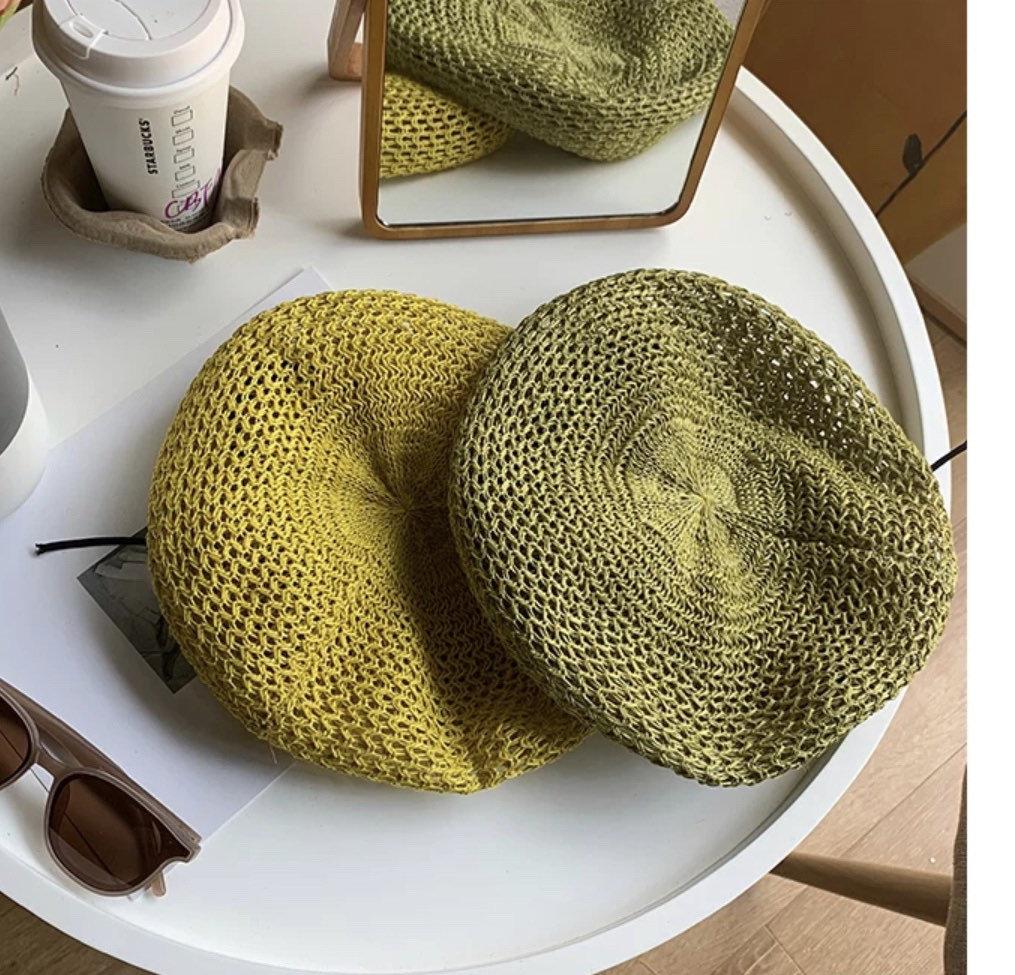 Summer beret for women and girls.