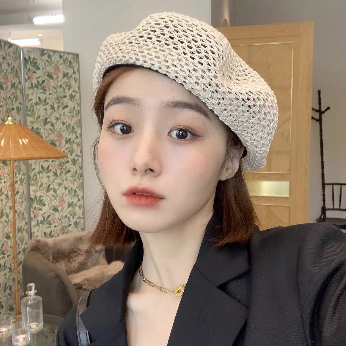 Summer beret for women and girls.