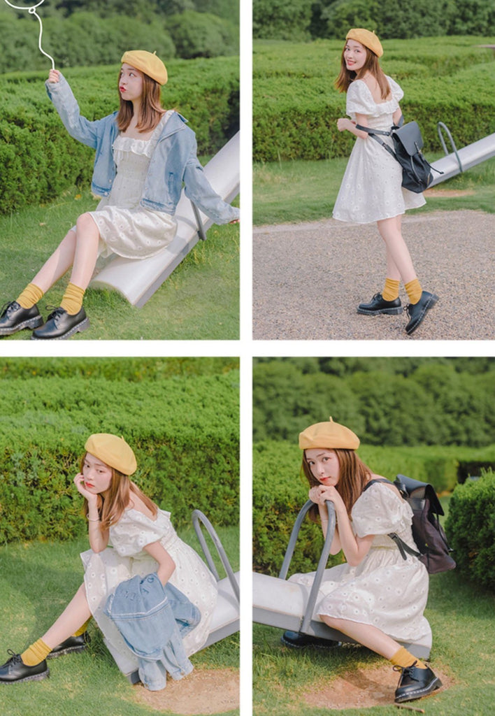 Summer Beret Hat Made with Breathable Material.