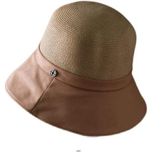 Load image into Gallery viewer, Summer Straw Bucket Hat for Women.