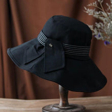 Load image into Gallery viewer, Wide Brim Bucket Hat for Women.