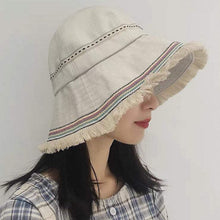 Load image into Gallery viewer, Women Bucket Sun Hat with Bohemia print.