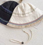 Women Bucket Sun Hat with Bohemia print.