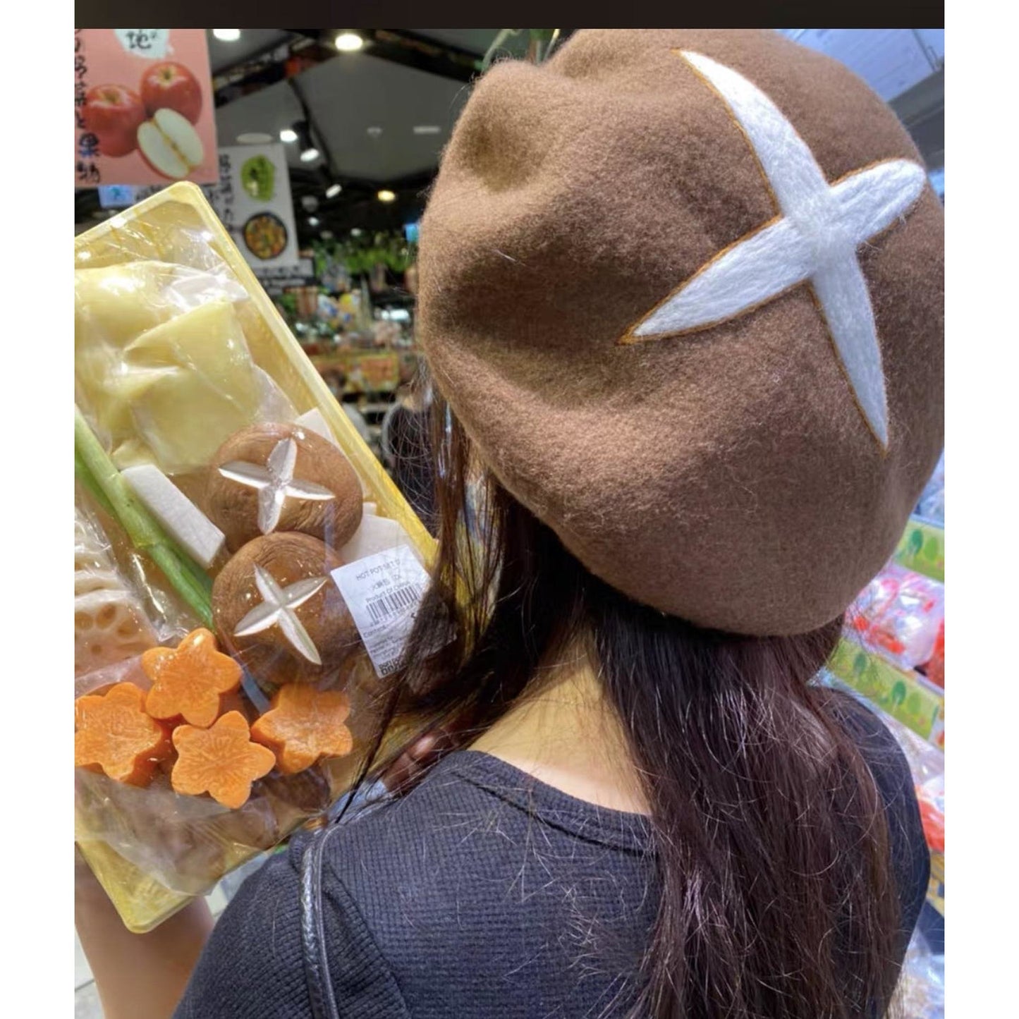 Mushroom Beret for Woman and Girls.