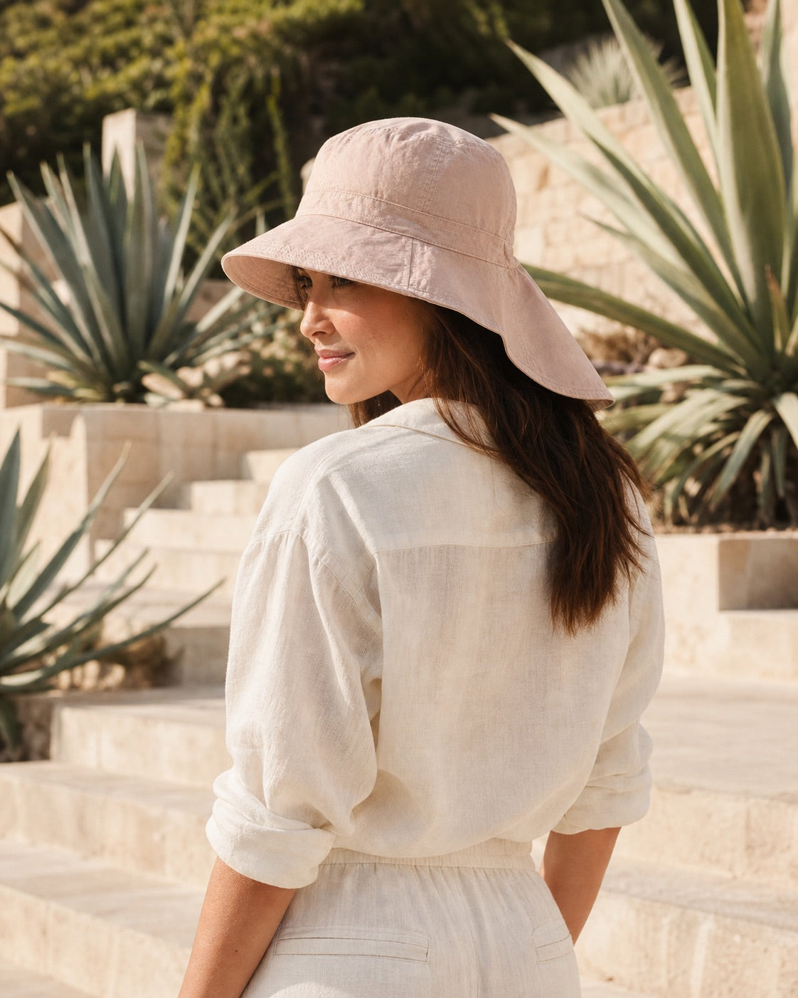 Linen Slouchy Newsboy Hat Unisex - Custom Size – Black